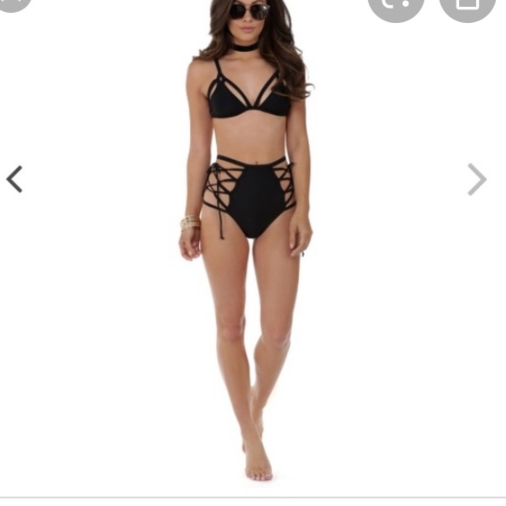 NWT WINDSOR HIGH WAIST STRAPPY BIKINI